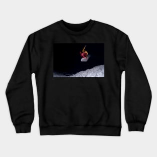 Snowboarder jumping Crewneck Sweatshirt